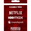 Trío: Netflix – HBO Max – Crunchyroll